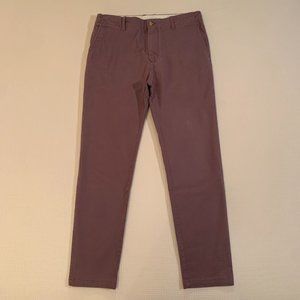 UO Urban Outfitters Easton Skinny Chino Pants Lavender Purple